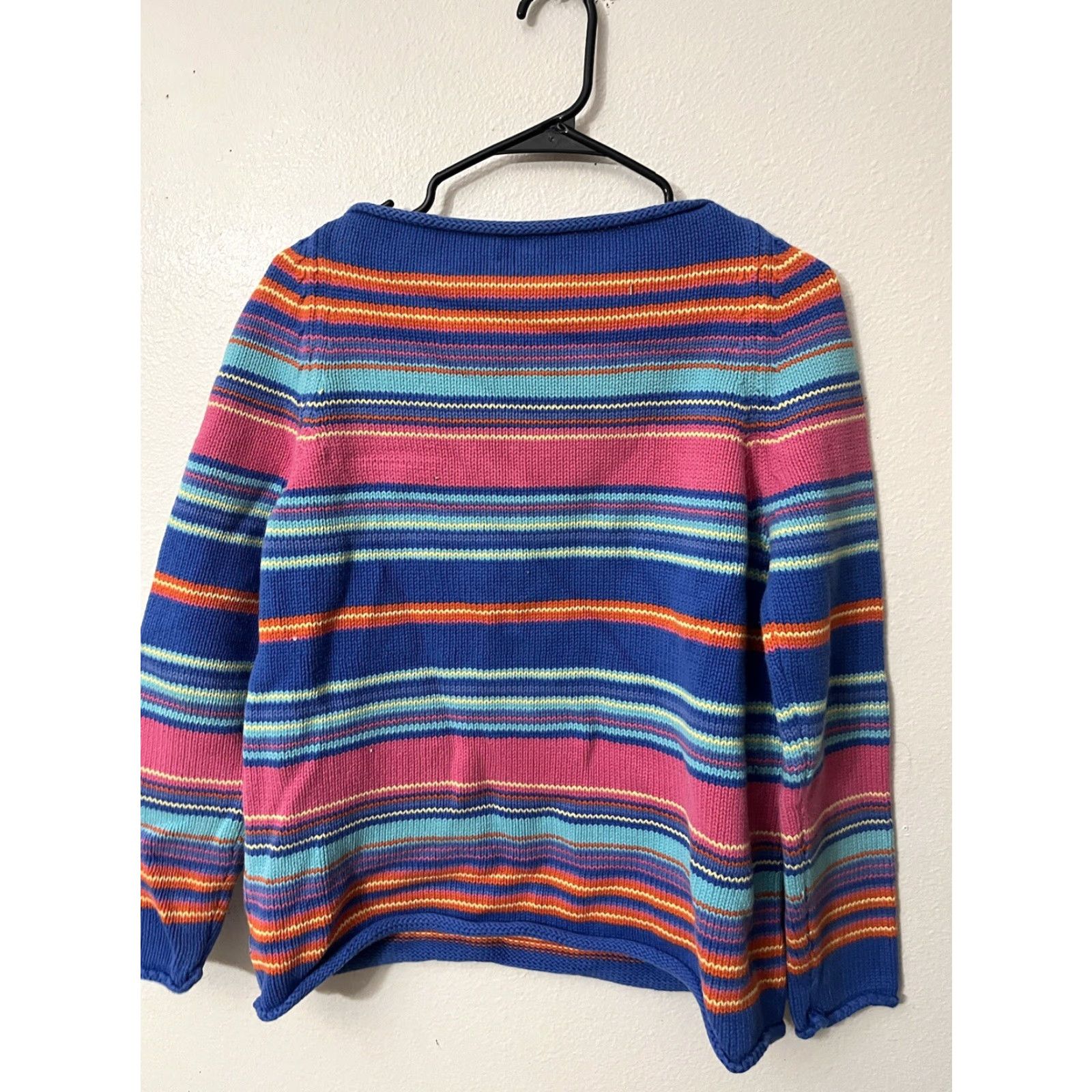 Ralph Lauren Lauren Ralph Lauren Women's Multicolored Large Boatneck Sweater Size L / US 10 / IT 46 - 2 Thumbnail