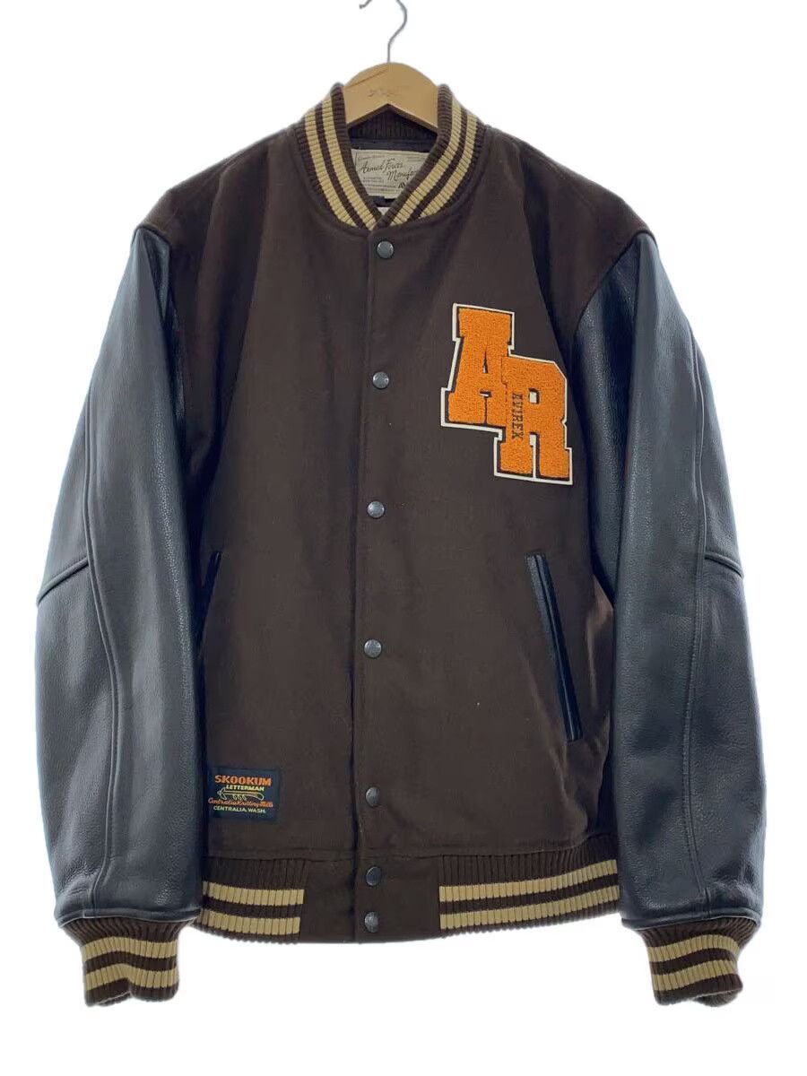 Avirex Avirex Skookum Varsity Wool Jkt Brown Size US XL / EU 56 / 4 - 1 Thumbnail