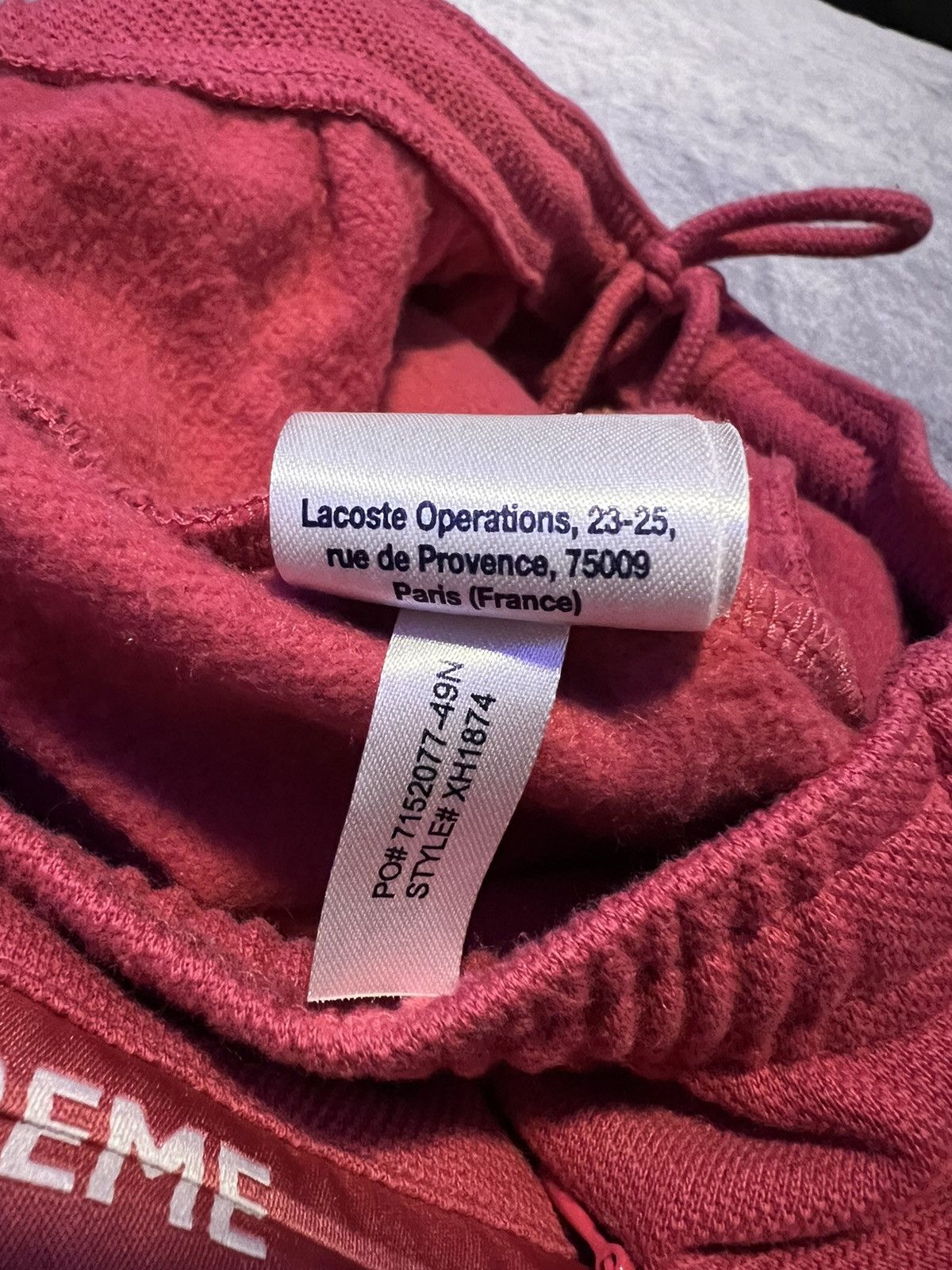 Lacoste × Supreme Supreme X Lacoste Pique Pants Size US 32 / EU 48 - 16 Thumbnail
