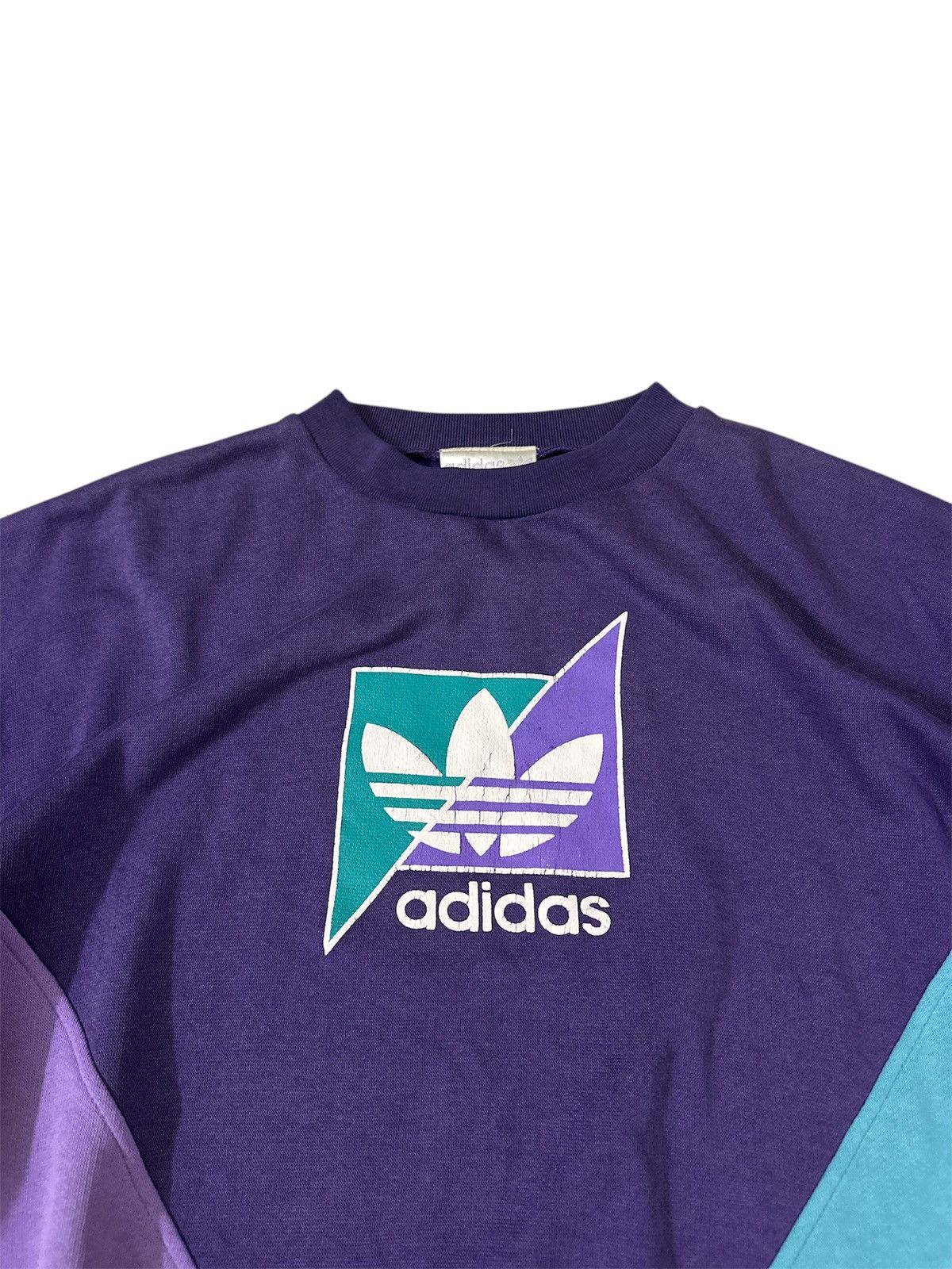 Rick Owens Vintage Adidas Trefoil Crewneck Sweatshirt Raf Simon Goa Lgb Size US XL / EU 56 / 4 - 2 Thumbnail