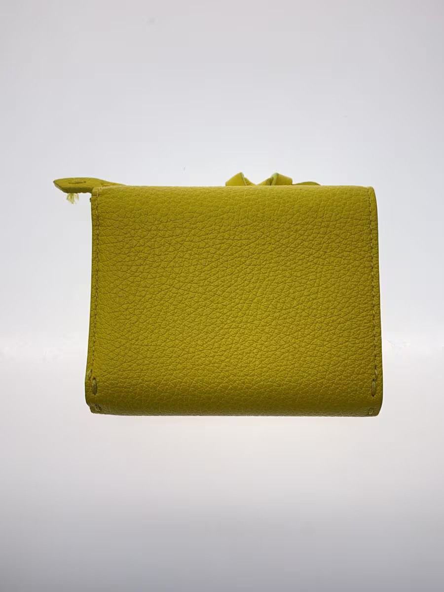 Fendi Fendi Leather Tri-Fold Wallet Yellow Size ONE SIZE - 2 Thumbnail
