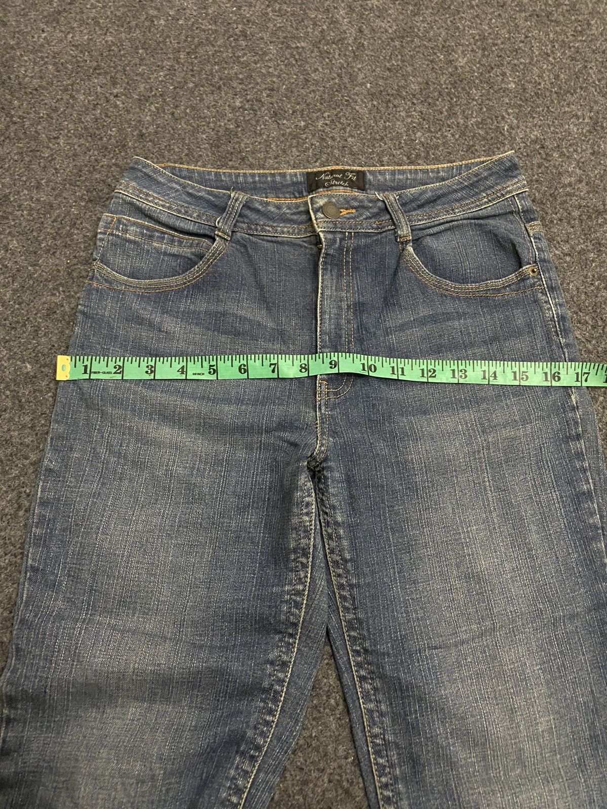 Japanese Brand Vintage Y2K Natural fit strectch denim pants flare Size 26" / US 2 / IT 38 - 11 Thumbnail