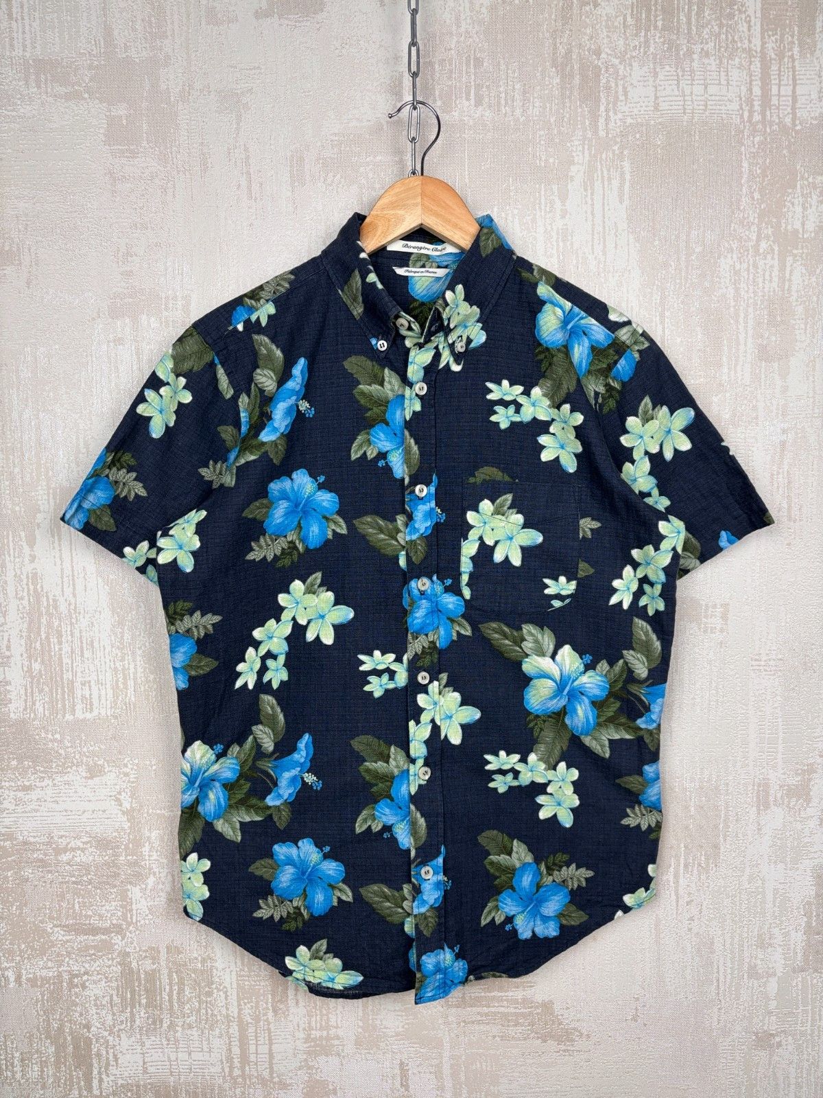 Other Berangere Claire Floral Short Sleeve Shirt Cotton Linen Size US M / EU 48-50 / 2 - 1 Thumbnail