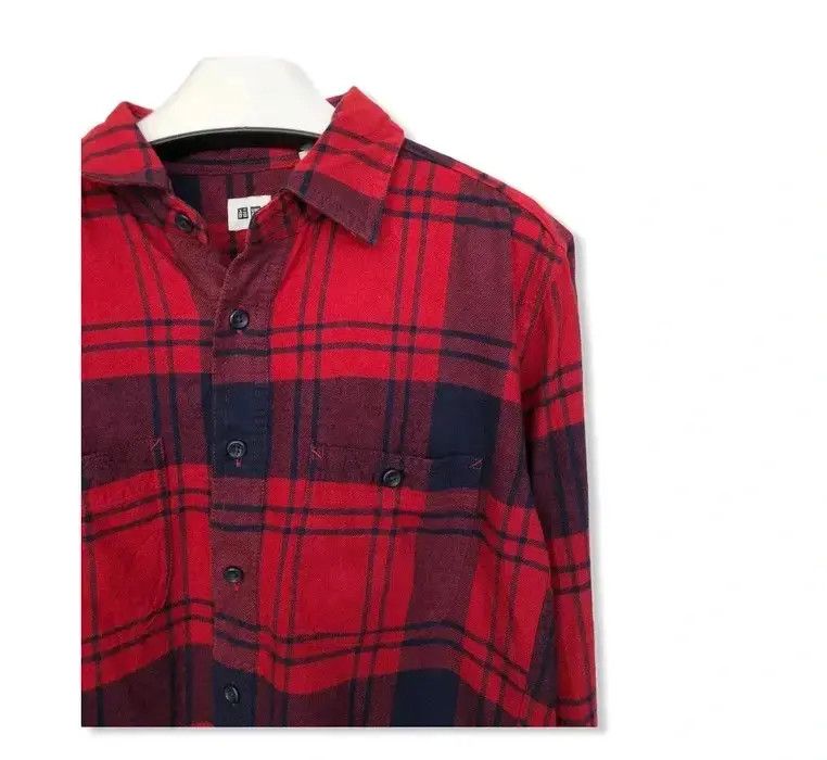 Japanese Brand Japanese Brand Uniqlo Plaid Tartan Flannel Shirt 👕 Size US M / EU 48-50 / 2 - 2 Thumbnail