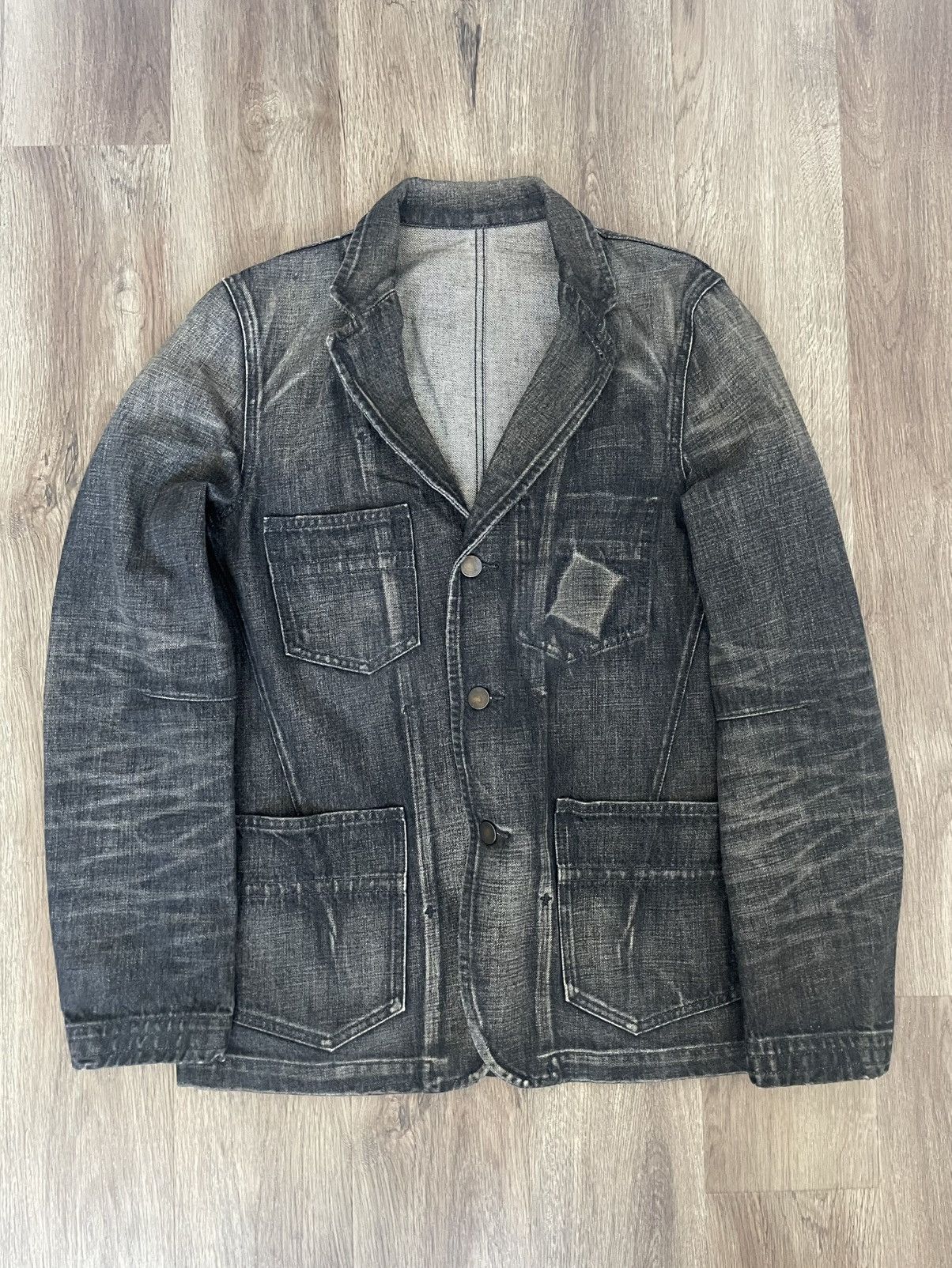 Number (N)ine black denim jacket