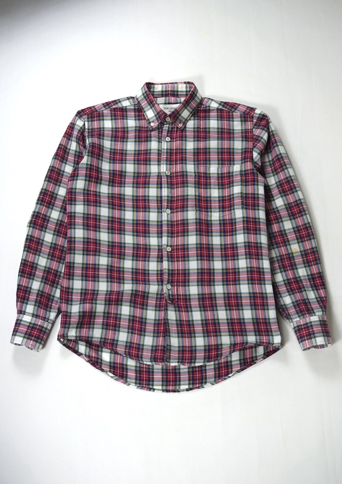 Our Legacy Our Legacy Flannel Plaid Check Long Sleeve Shirt Size US S / EU 44-46 / 1 - 4 Thumbnail