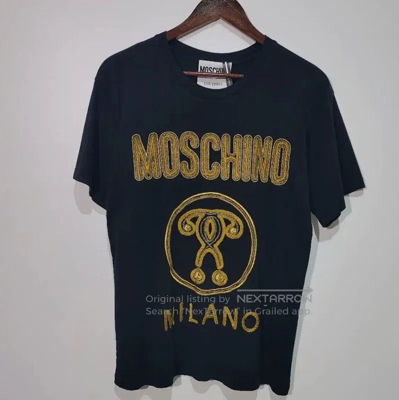 Moschino Black Cotton Women's T-Shirt .