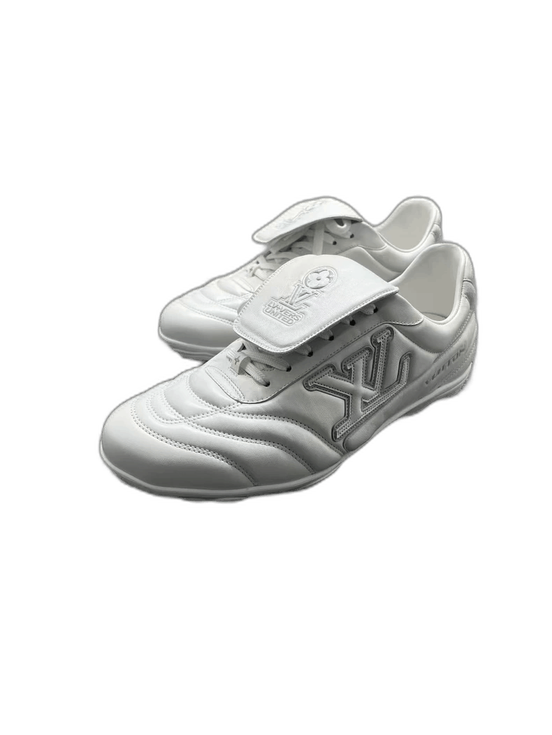lv white soccer shoes 8.5-2508