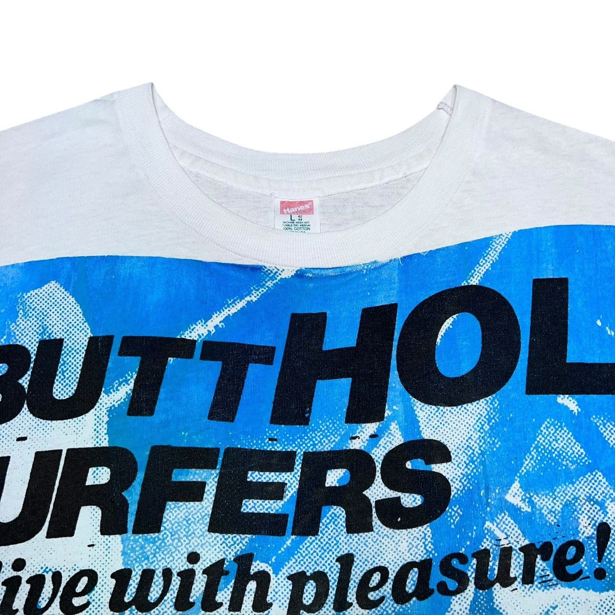 Band Tees 1980s Butthole Surfers Alive With Pleasure Don Rock T-Shirt Size US L / EU 52-54 / 3 - 4 Thumbnail