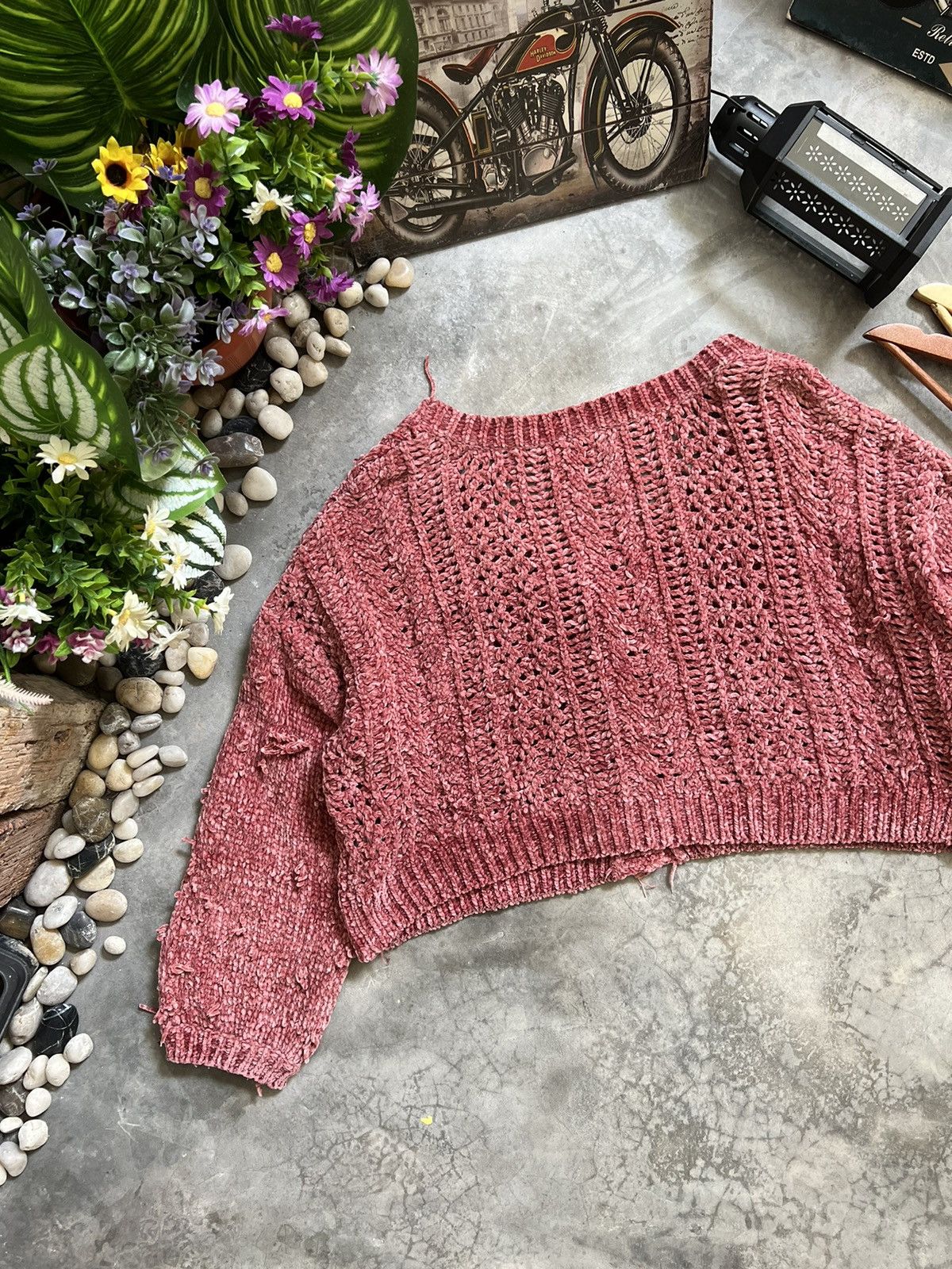 Japanese Brand 🔥 VTG 🔥 Japanese W Closet Knit Short Cardigan Size US XL / EU 56 / 4 - 7 Thumbnail