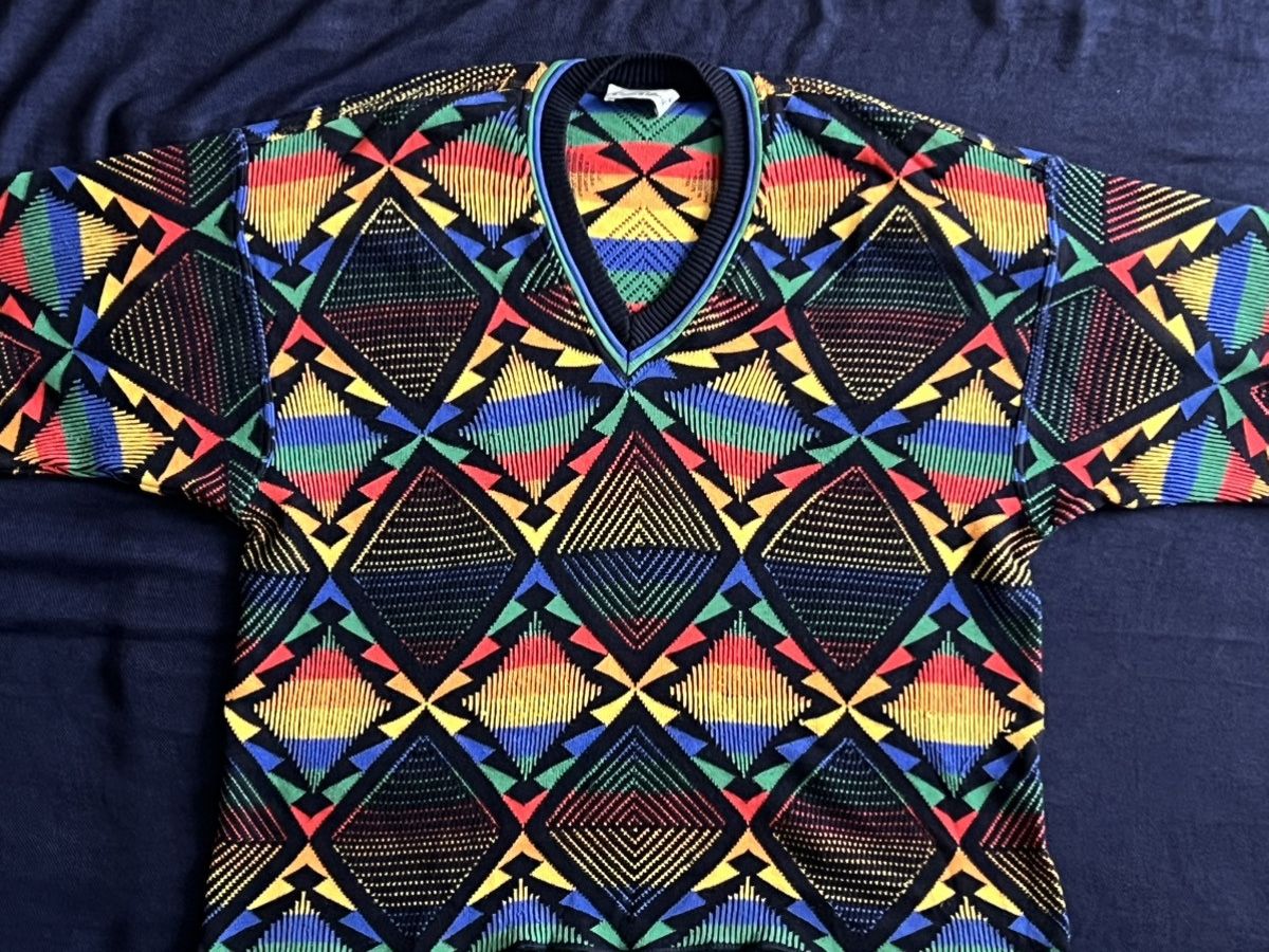 Carlo Colucci Carlo Colucci Multicolored Sweater Size L / US 10 / IT 46 - 1 Thumbnail