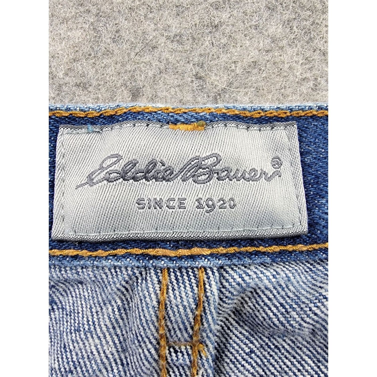 Eddie Bauer VINTAGE Eddie Bauer Jeans Men 34x30 Blue 100% Cotton Slim Straight Denim 5-Pocket Modern Regular Mens Size US 34 / EU 50 - 3 Thumbnail