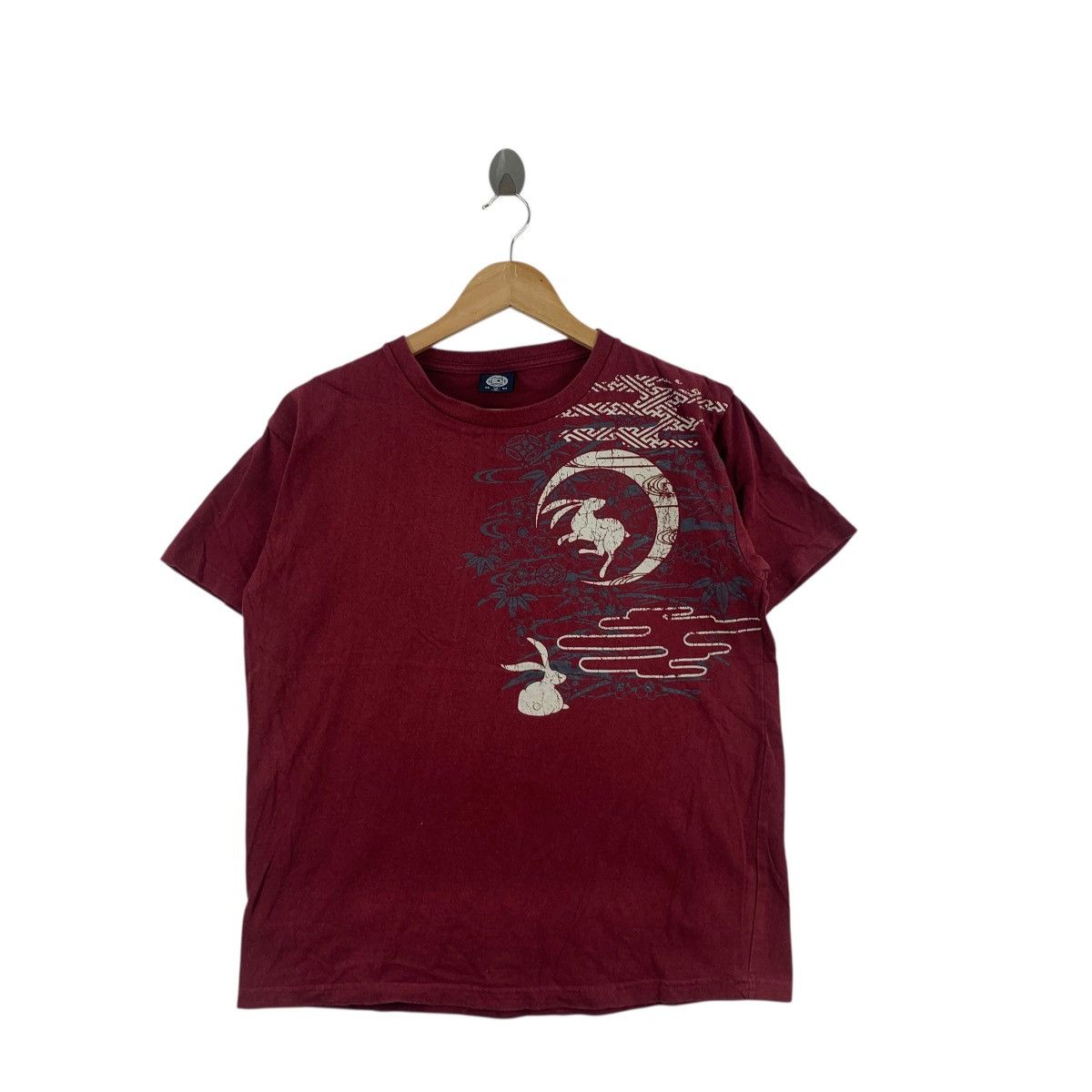 Vintage Vintage JAPAN MOON RABBIT Folklore Cloud Nine Tee Shirt Top Size M / US 6-8 / IT 42-44 - 3 Thumbnail