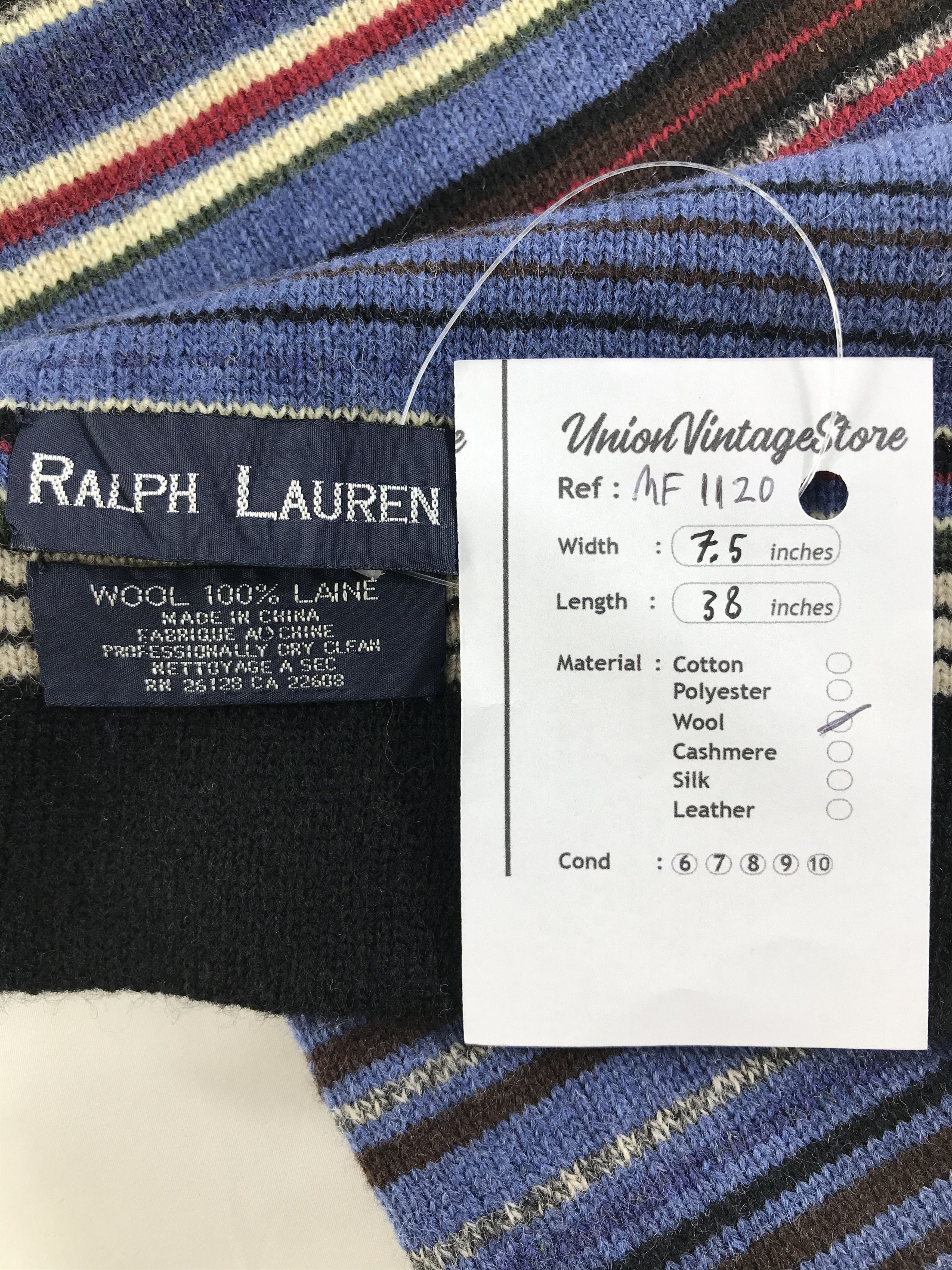 Ralph Lauren Vintage Ralph Lauren Scarf/Muffler/Neckwear MF1120 Size ONE SIZE - 4 Thumbnail
