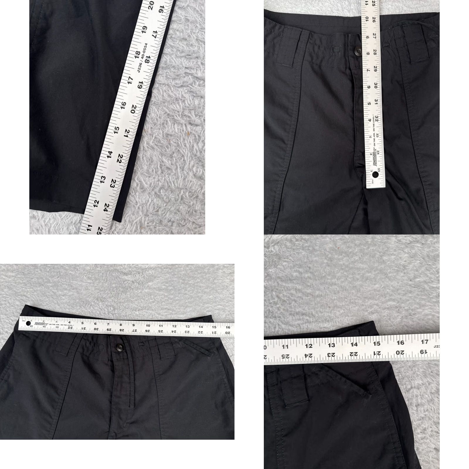 Patagonia Patagonia Pants Women 10 Black Inter-Continental Nylon 30x25 Straight Leg Pants Size 32" / US 10 / IT 46 - 8 Thumbnail