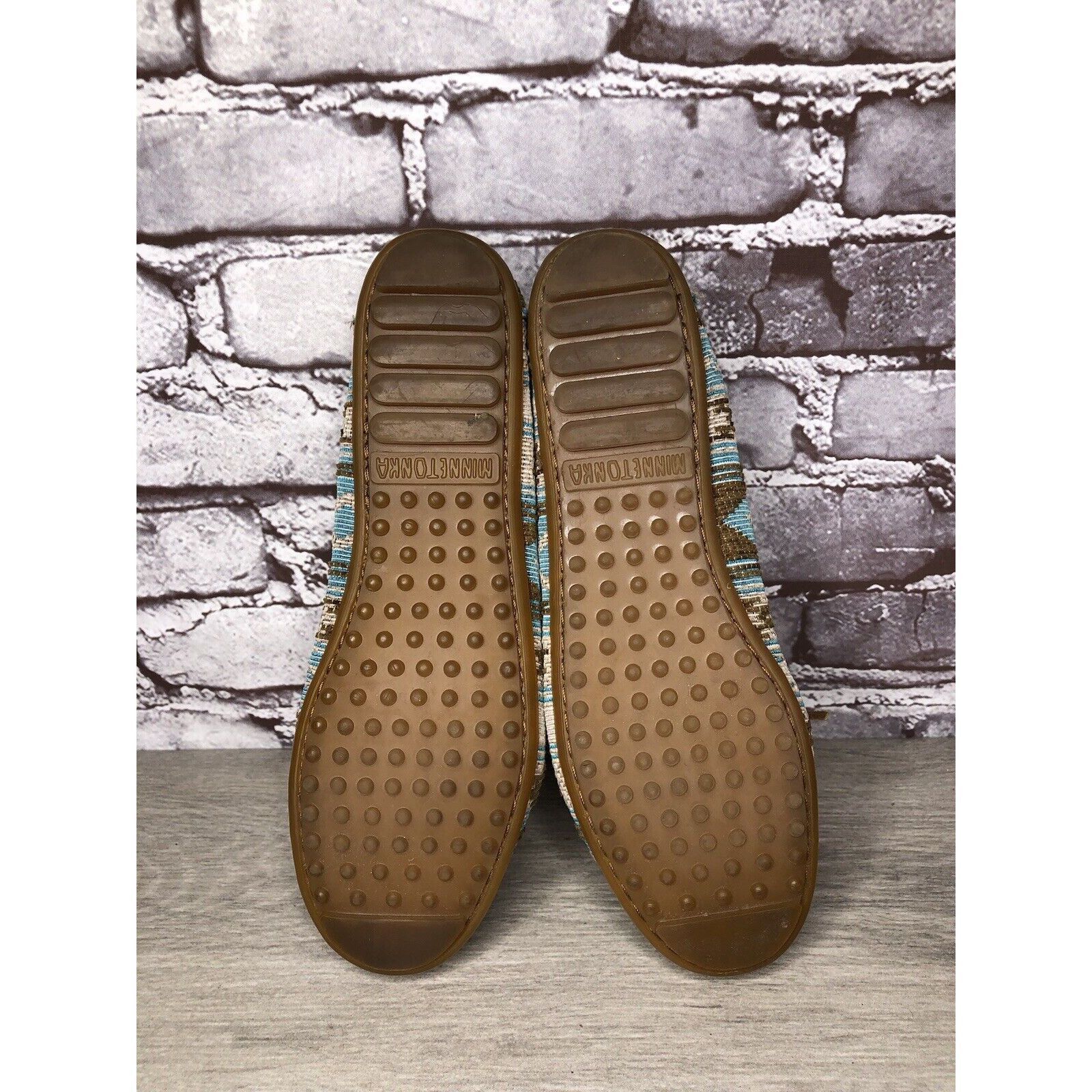 Minnetonka Minnetonka Blue Aztec Southwest Lace Bow Moccasins Shoes Wom Size US 9 / IT 39 - 13 Thumbnail