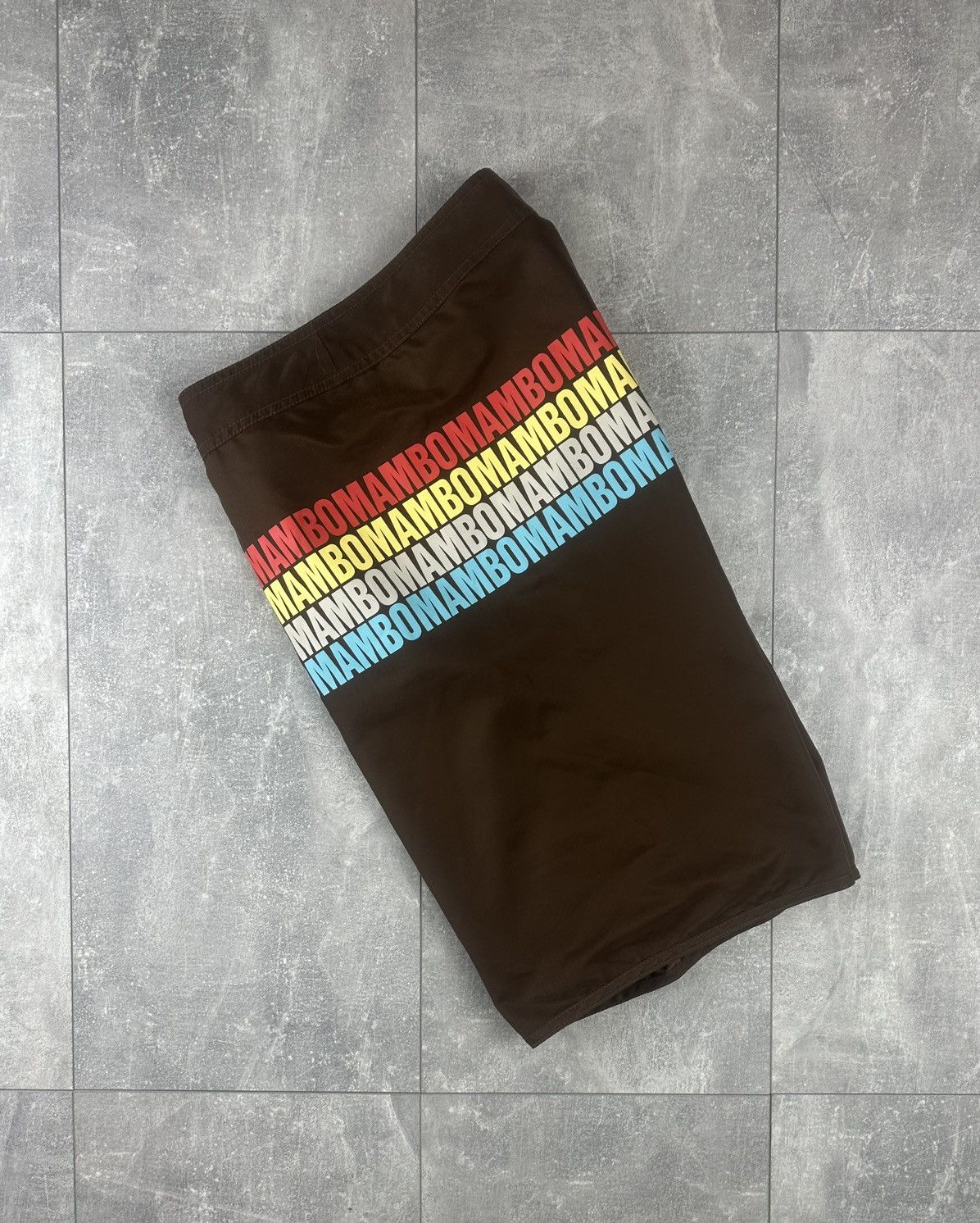 Mambo Mambo Surf Y2K Brown Boards-Shorts Overprint Logo Size US 32 / EU 48 - 3 Thumbnail