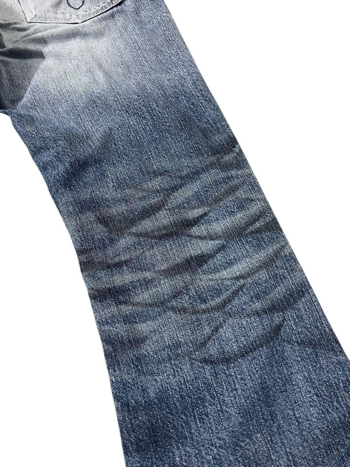 Japanese Brand 💥Flare💥Vintage Blue Way Faded Claw Jean Made In Nippon Size US 32 / EU 48 - 18 Thumbnail