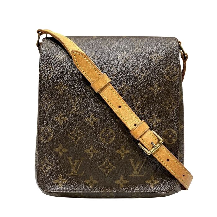 LOUIS VUITTON Damier Ebene Musette Salsa Long Shoulder Bag N51300 LV Auth  47511