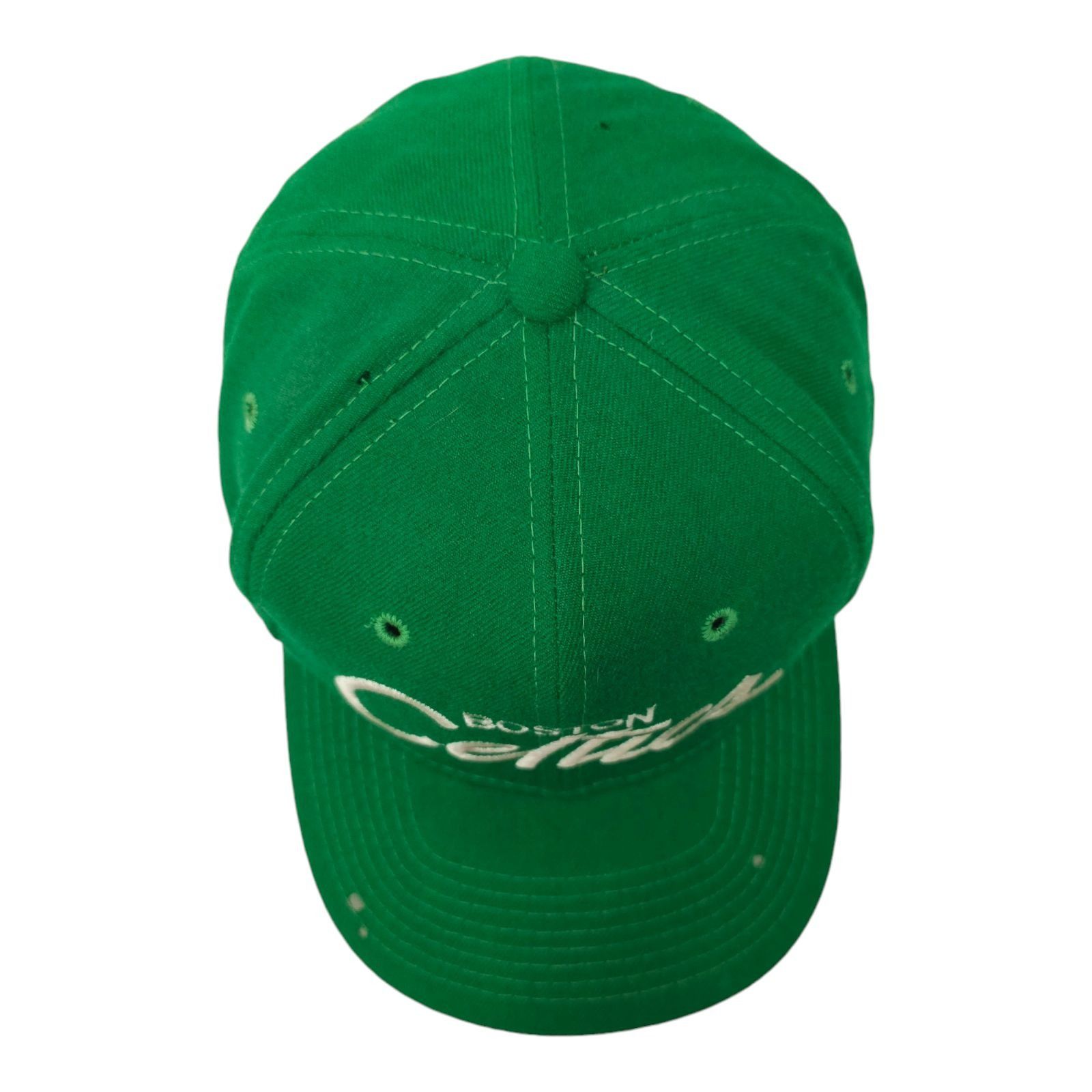 Sports Specialties Boston Celtics Script Cap Vtg 90s READ Moth Holes Snapback Size ONE SIZE - 6 Thumbnail