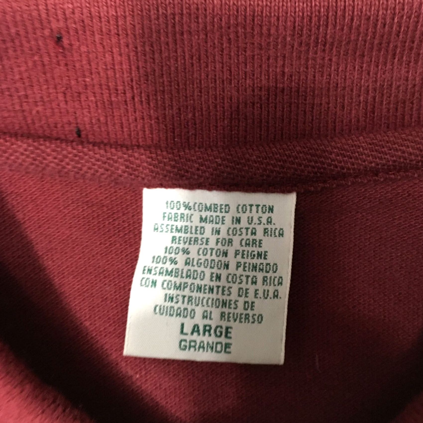Callaway VINTAGE Callaway Golf Polo shirt Mens large burgundy Mondavi Size US L / EU 52-54 / 3 - 3 Thumbnail