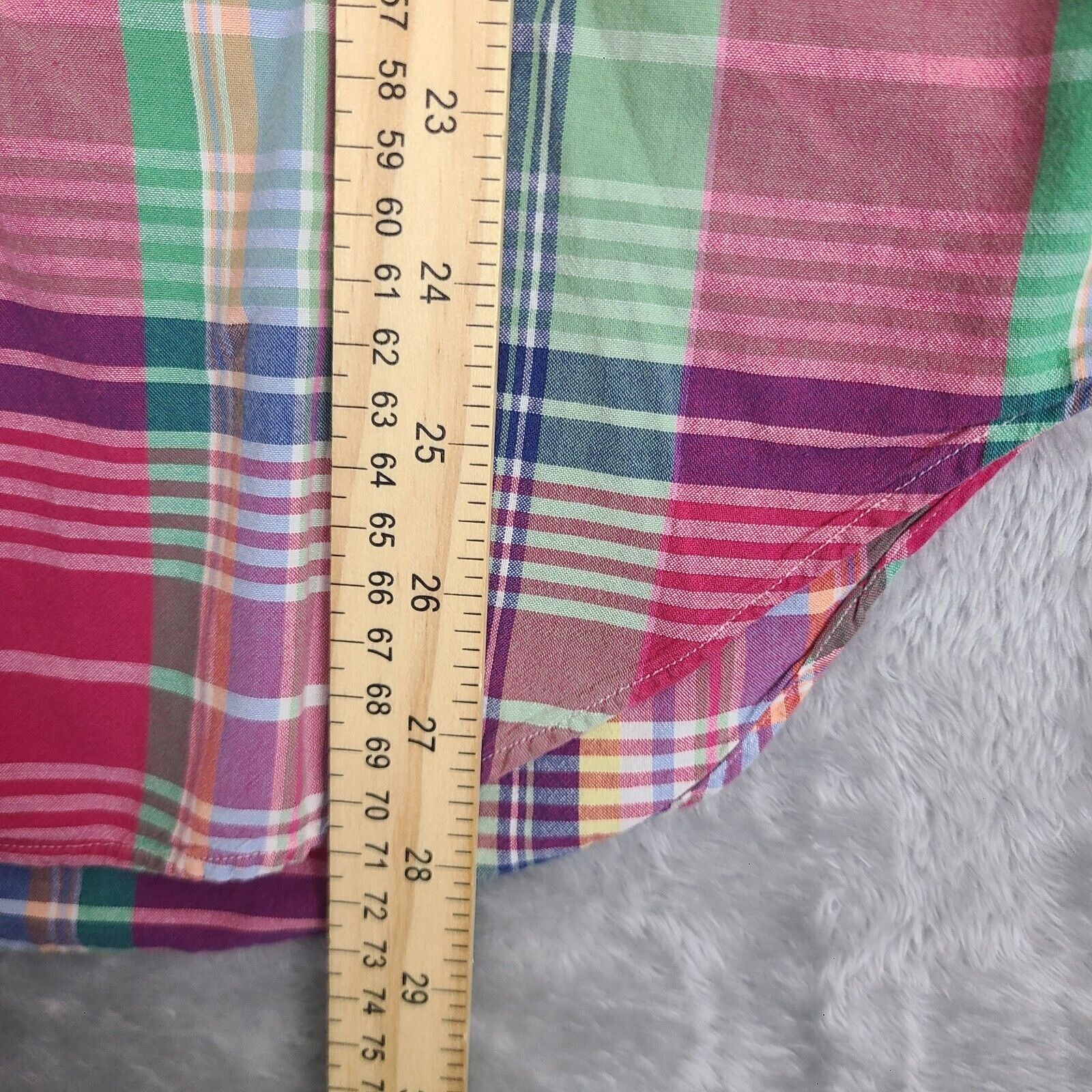 Polo Ralph Lauren Polo Ralph Lauren Classic Fit Plaid Short Sleeve Shirt Mens Size US S / EU 44-46 / 1 - 5 Thumbnail