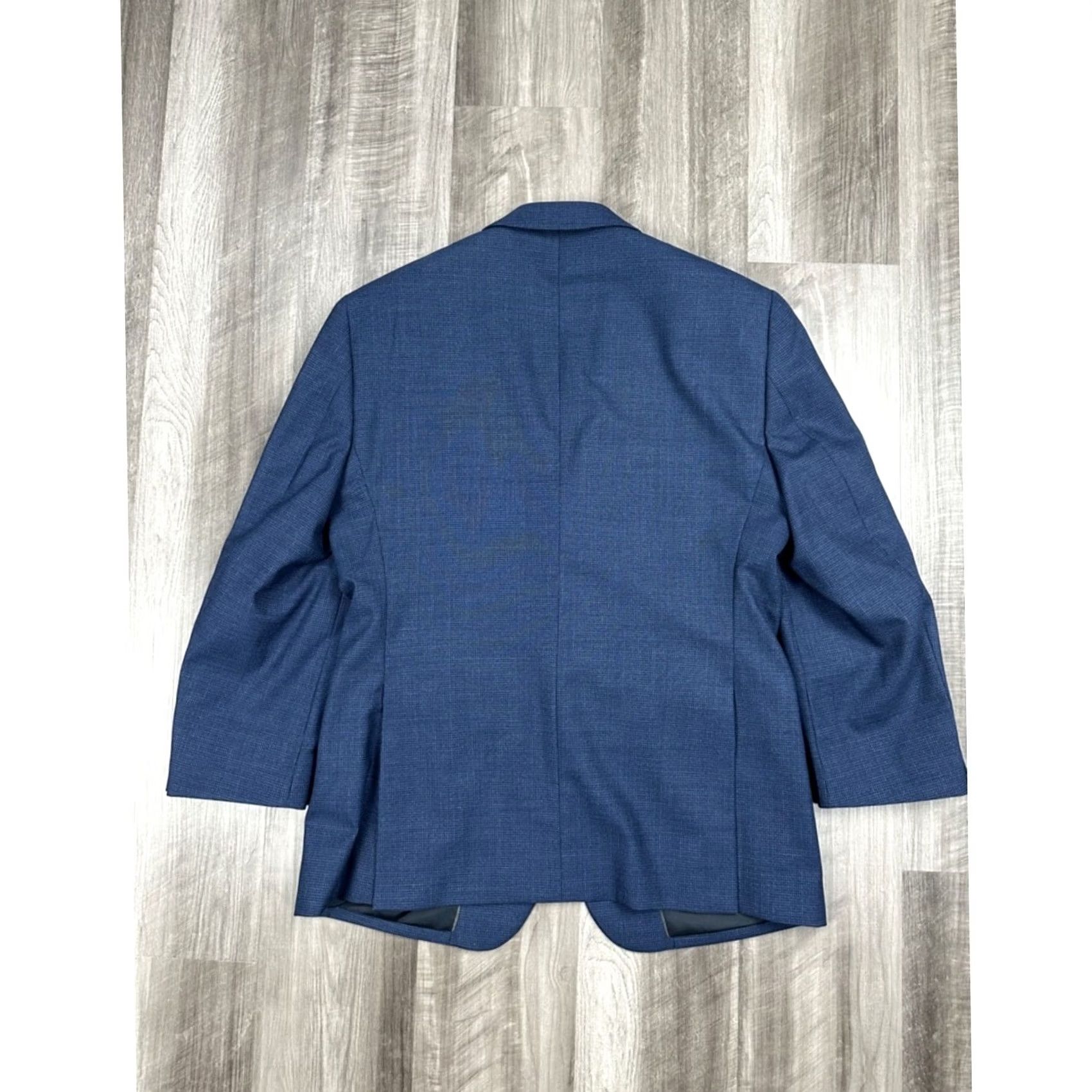 Jos. A. Bank Jos. A. Bank Traveller Tech Tailored Fit Wool Sport Coat Blazer 42R Navy Mens Blazer Wool 71% 25% Elastane 4% Regular 2 Piece Vintage Style 90s none Size 42R - 2 Thumbnail