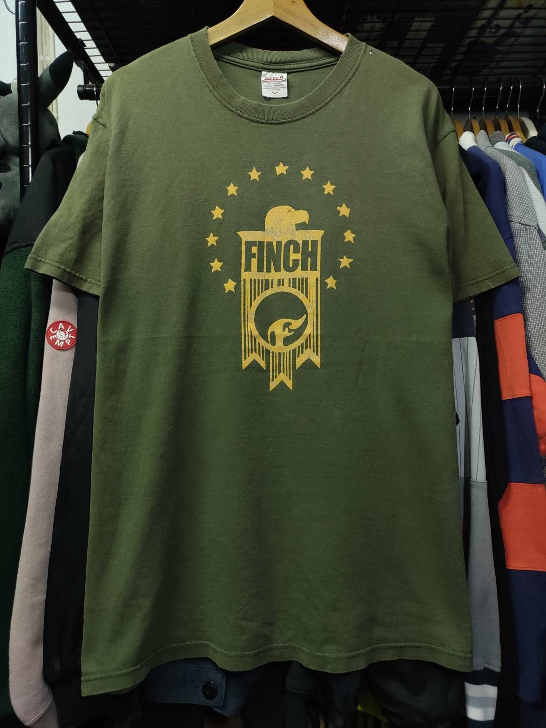 Band Tees Vtg 00's Finch Band Logo Emo Scremo Post Hardcore T-Shirt Size US L / EU 52-54 / 3 - 2 Thumbnail