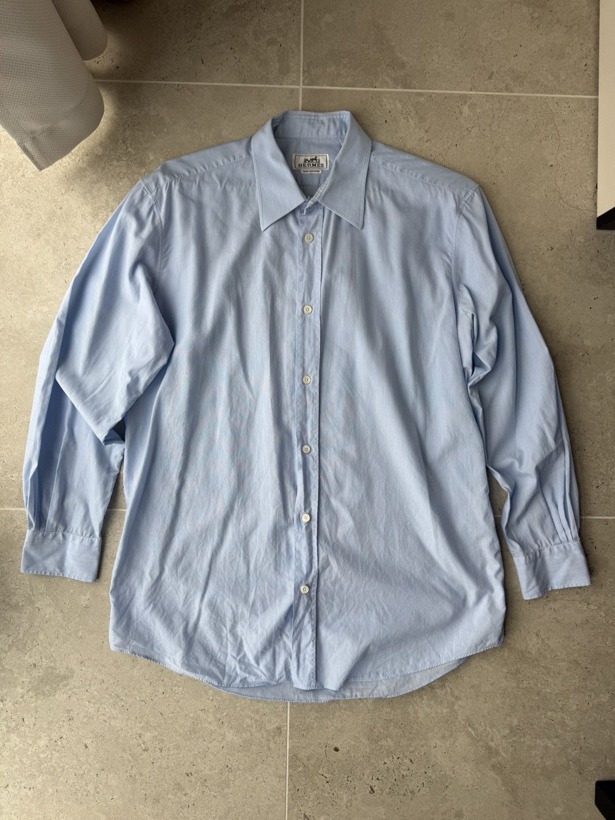 Hermes Vintage Hermes Shirts Button Ups M Size US M / EU 48-50 / 2 - 1 Thumbnail