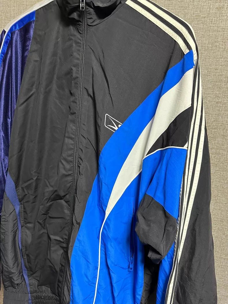 Balenciaga Balenciaga Embroidered Logo Patchwork Material Sports Jack Size US XS / EU 42 / 0 - 2 Thumbnail