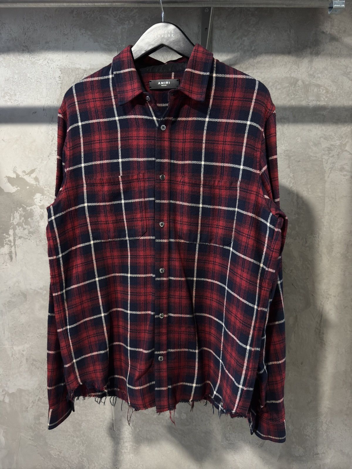 Amiri Distressed Flannel Size US M / EU 48-50 / 2 - 1 Thumbnail