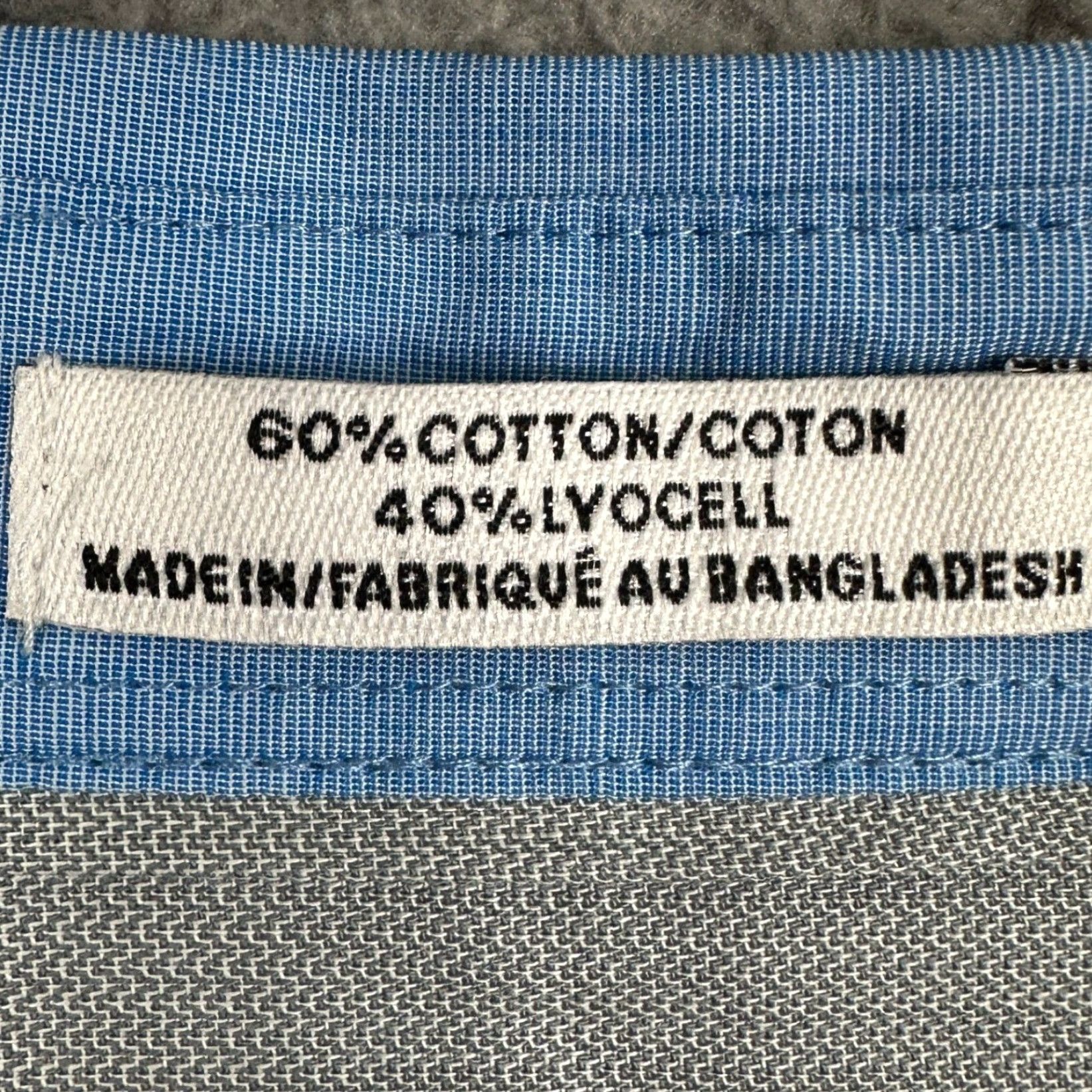 Calvin Klein Calvin Klein Shirt Mens 2XL Light Blue Button Up Roll Tab Long Sleeve Pocket Size US XXL / EU 58 / 5 - 5 Thumbnail