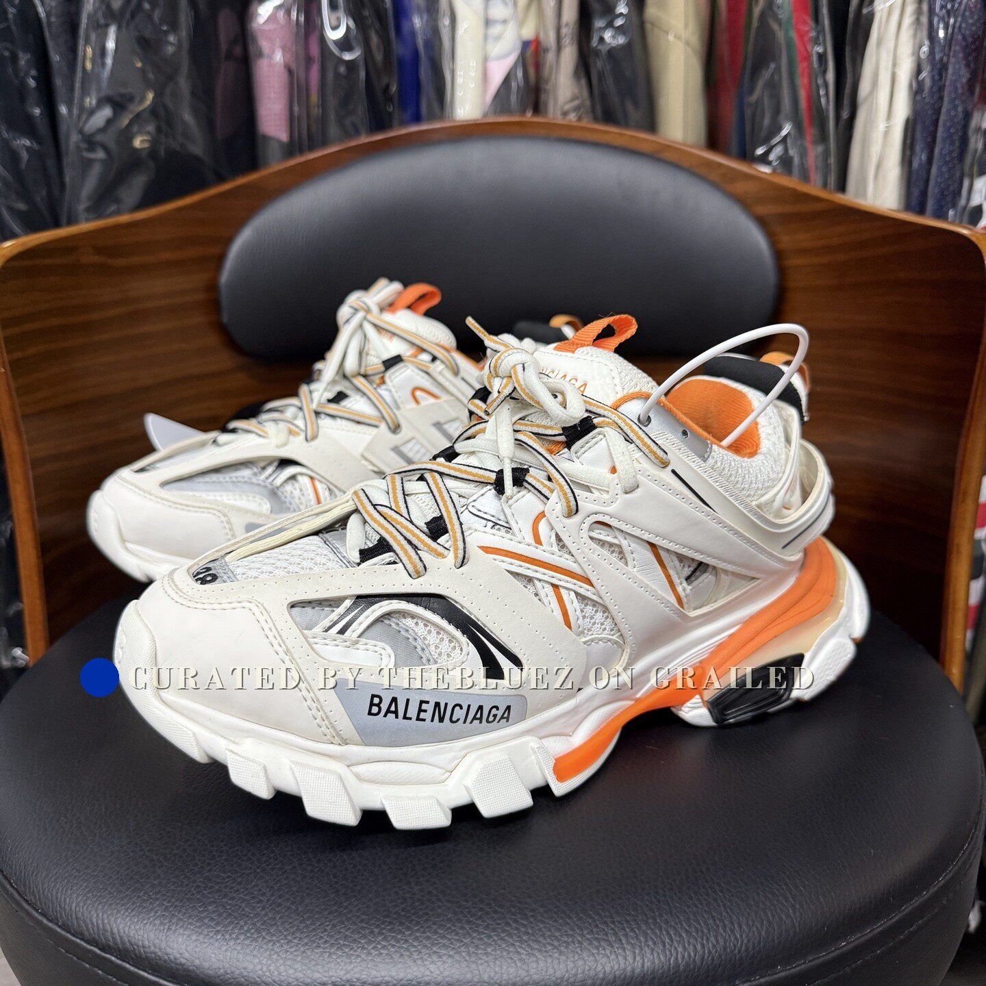 Balenciaga Balenciaga Track White Orange Size US 7 / IT 37 - 1 Thumbnail