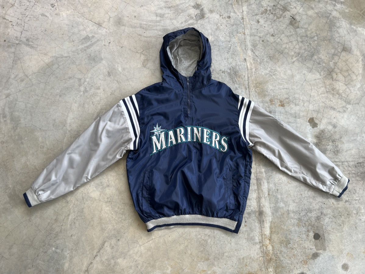 MLB VINTAGE SEATTLE MARINERS MLB LIGHTWEIGHT WINDBREAKER JACKET Size US XL / EU 56 / 4 - 4 Thumbnail
