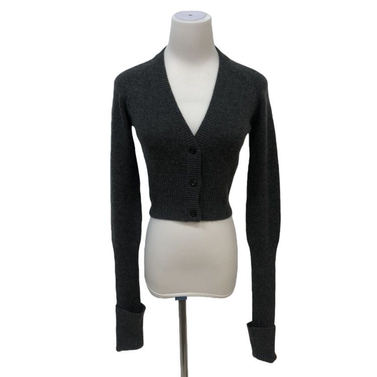 Prada Prada Grey Cashmere Cardigan Size 38 Size XS / US 0-2 / IT 36-38 - 1 Thumbnail