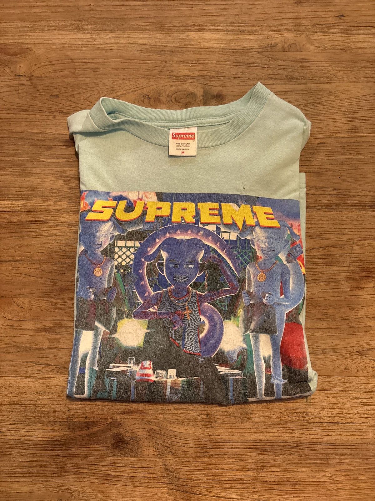 Supreme Supreme Richest Tee in turquoise Size US M / EU 48-50 / 2 - 1 Thumbnail