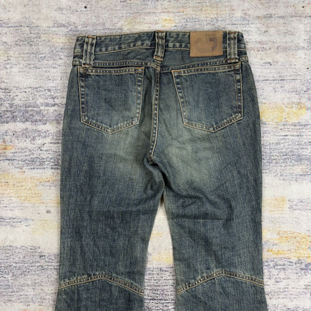 Tornado Mart Vintage 90s Guess fleur knee lace up flared jeans Size US 27 - 7 Thumbnail