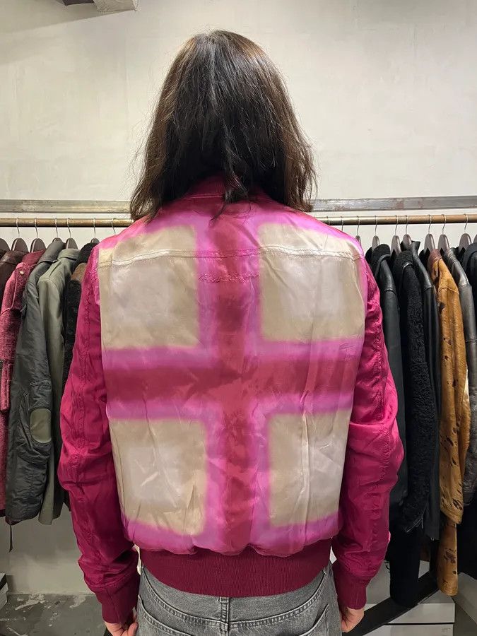 Rick Owens SS2023 Rick Owens Red Reversible Abstract Bomber Jacket Size US M / EU 48-50 / 2 - 6 Thumbnail