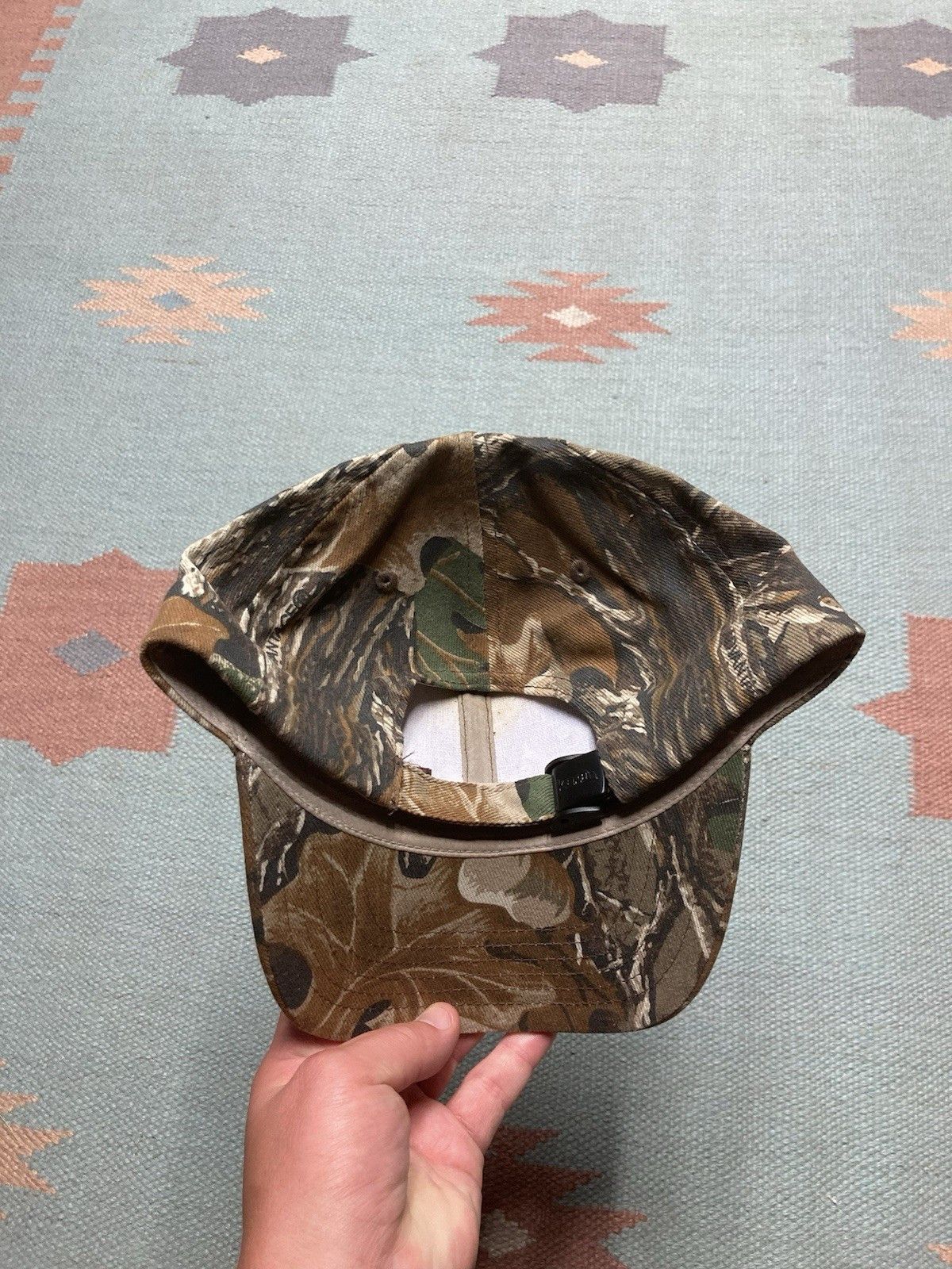 Vintage Vtg strapback hat camo realtree advantage NWOT camouflage Size ONE SIZE - 4 Thumbnail