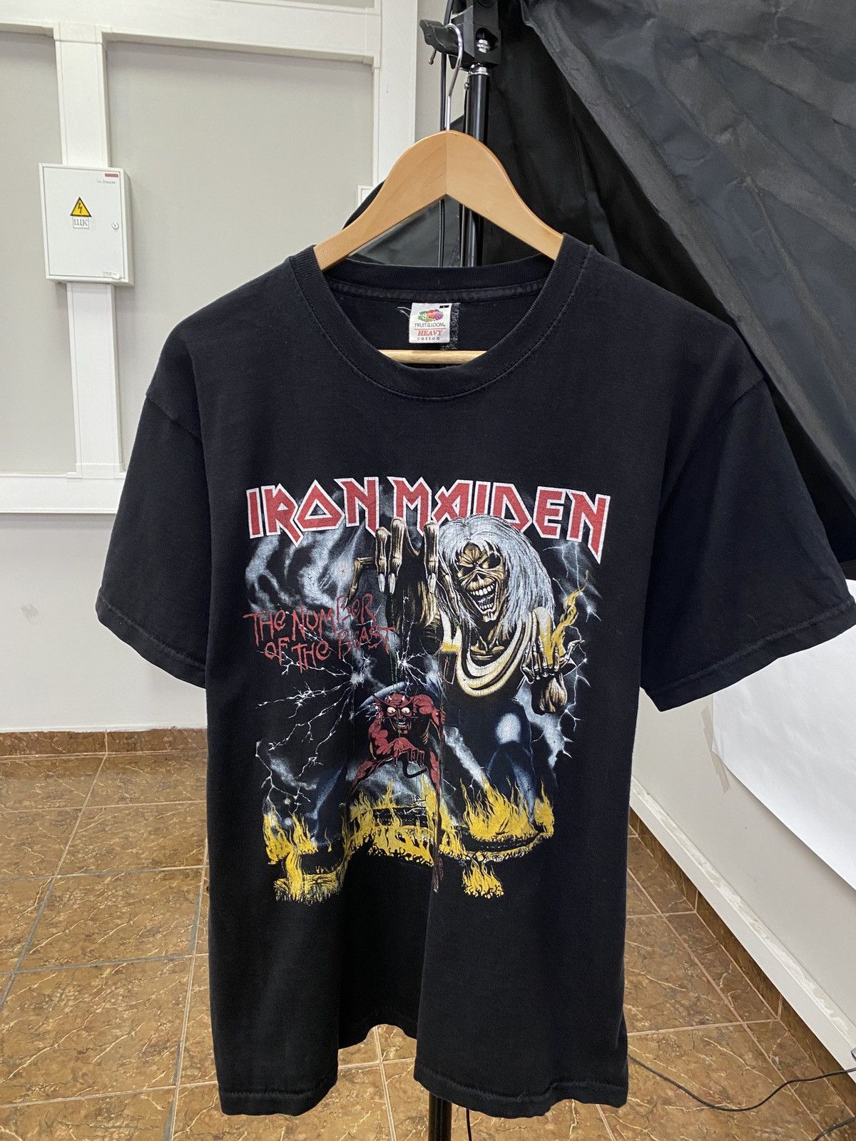 Iron Maiden 🇺🇸 ☠️ Vintage Y2K Iron Maiden Death Skull Skeleton Rare Retro Size US L / EU 52-54 / 3 - 1 Thumbnail