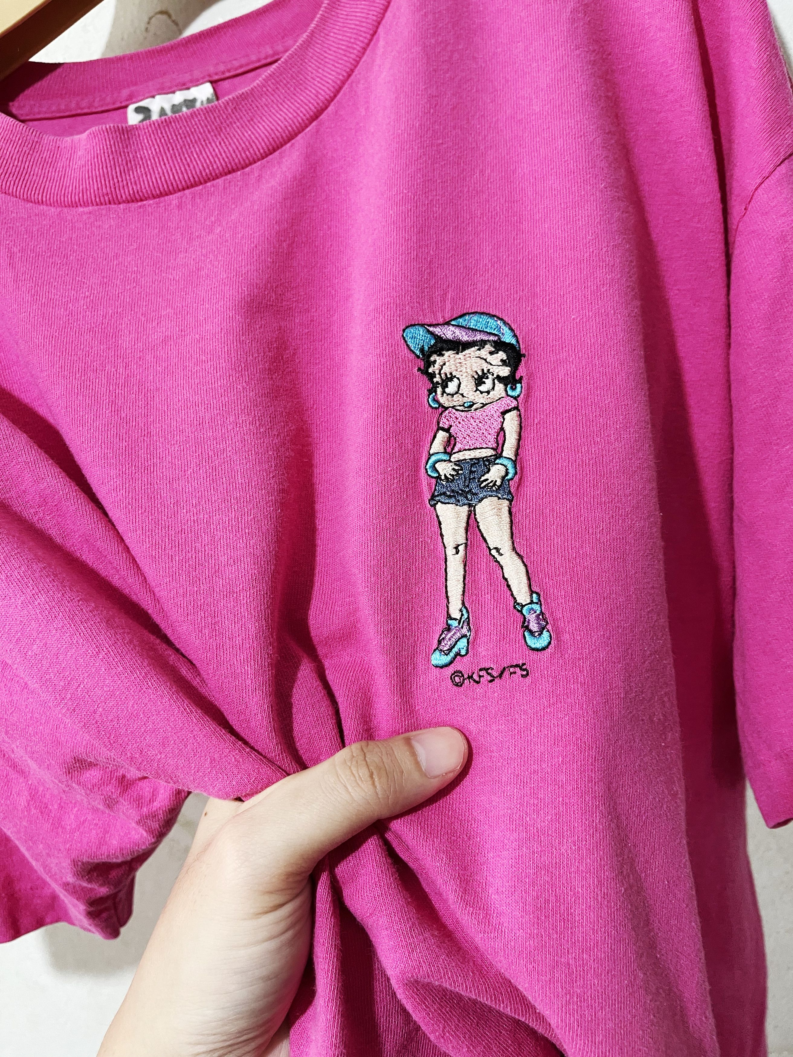 Cartoon Network × Vintage Vintage 90s Betty Boop Shirt Size US XL / EU 56 / 4 - 2 Thumbnail