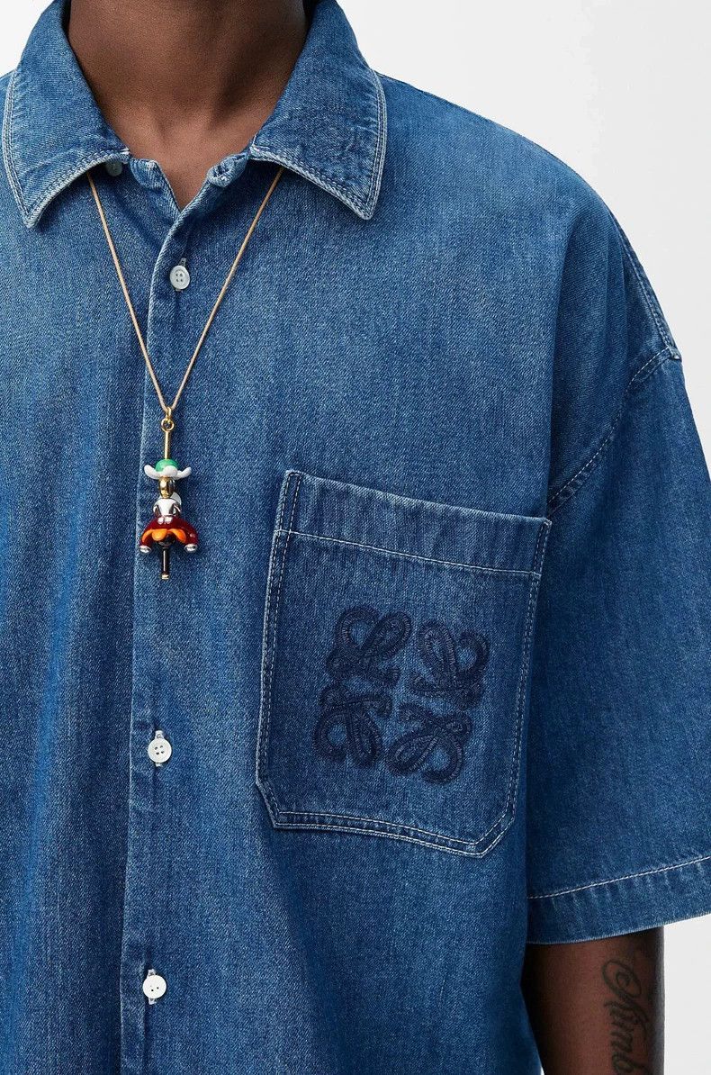 Loewe LOEWE Cowboy short-sleeved shirt Size US XXS / EU 40 - 3 Thumbnail