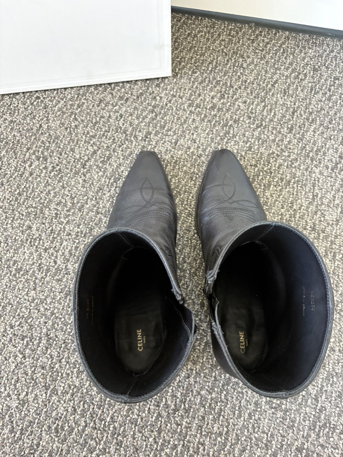 Celine Celine western zip boots Size US 12 / EU 45 - 8 Thumbnail