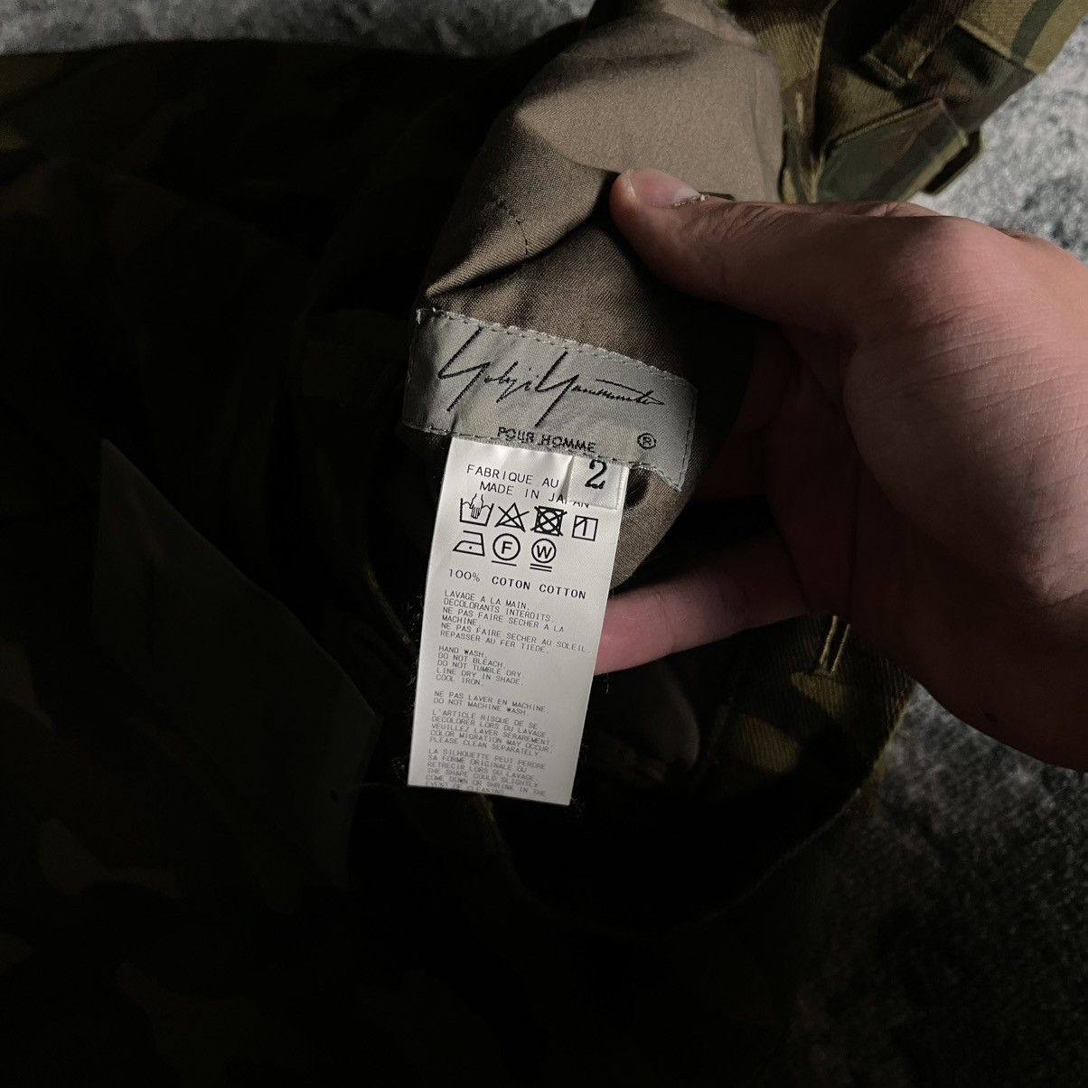 Yohji Yamamoto Yohji Yamamoto Pour Homme Camouflage Pants Black Label Japan Size US 34 / EU 50 - 8 Thumbnail