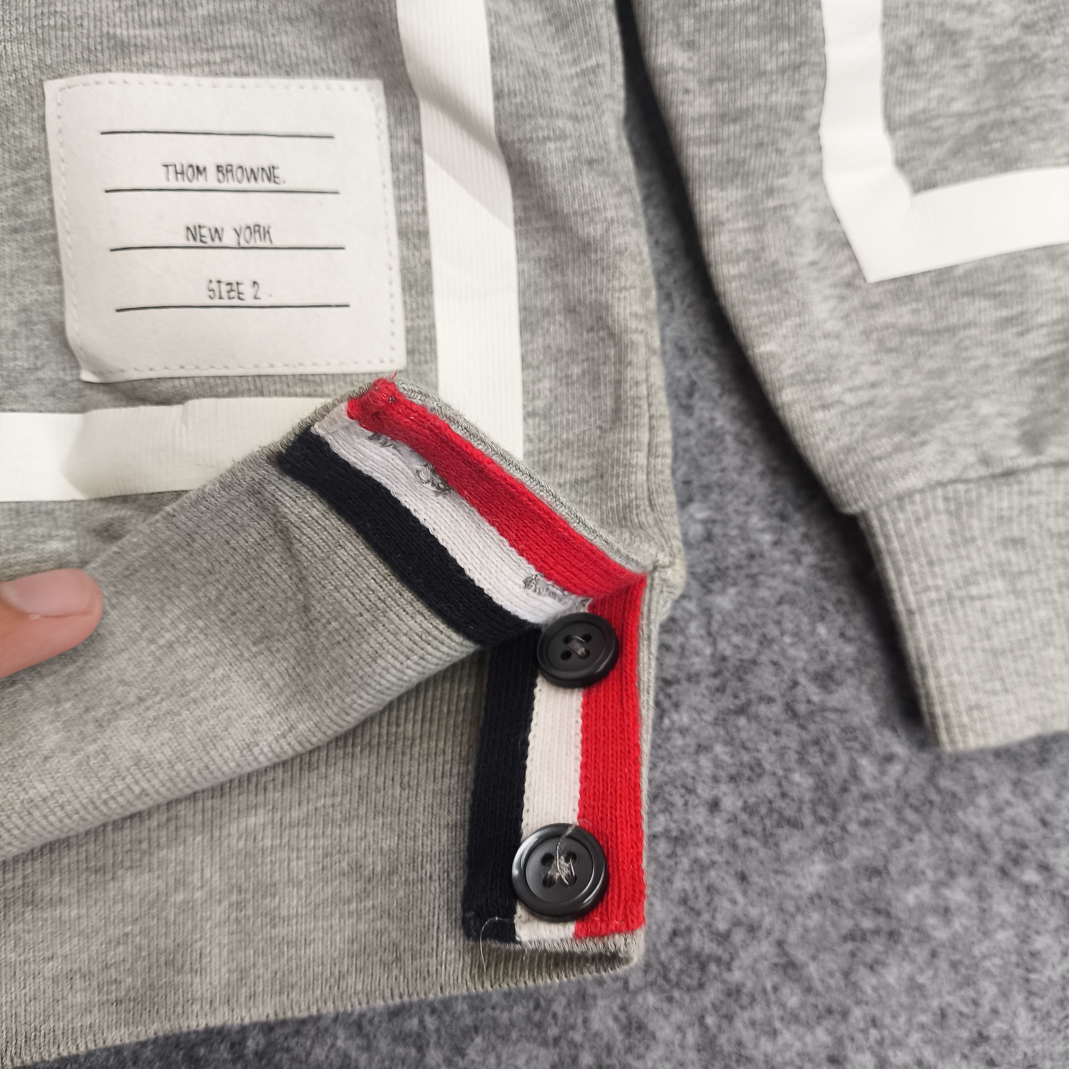 Thom Browne Thom browne reflective pull over sweatshirt crewneck Size M / US 6-8 / IT 42-44 - 5 Thumbnail