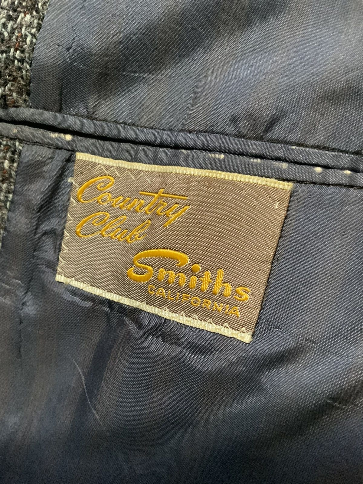Vintage Vintage 60s Smiths Country Club Tweed Wool Blazer Jacket. Size 44L - 8 Thumbnail