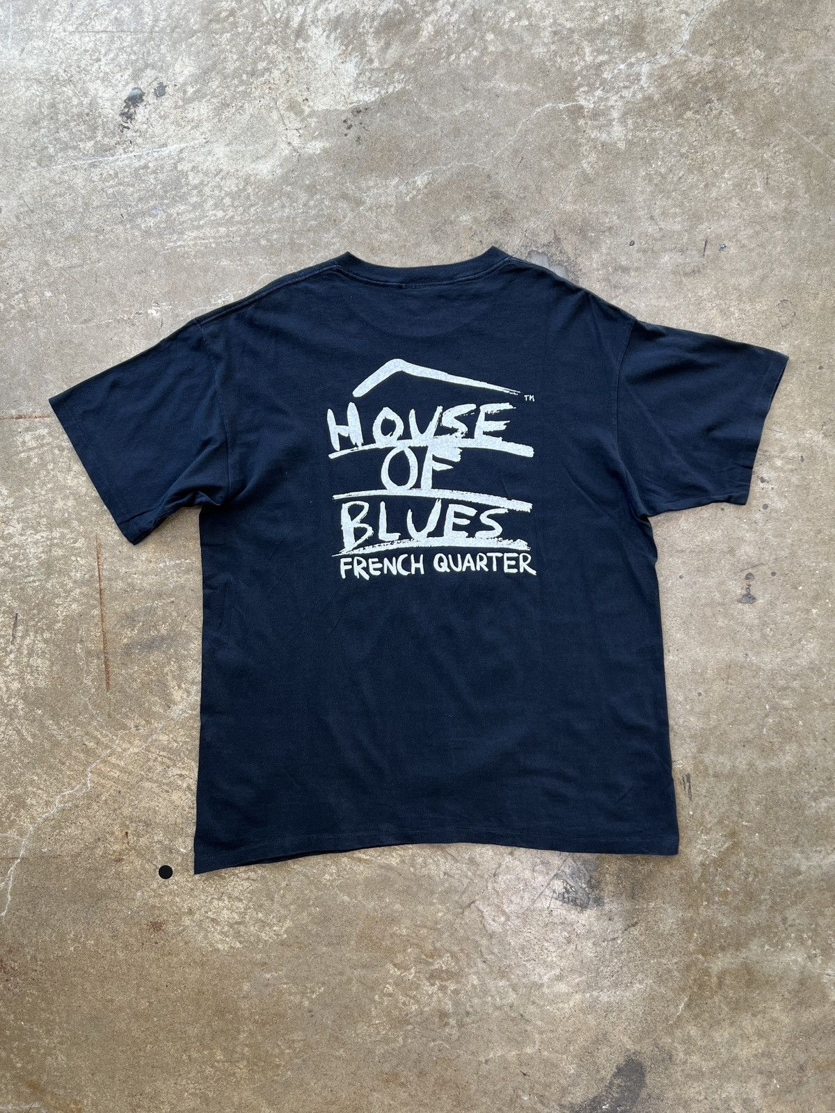 Band Tees Vintage House of Blues French Quarter Devil-Fishing Tee XL Size US XL / EU 56 / 4 - 6 Thumbnail