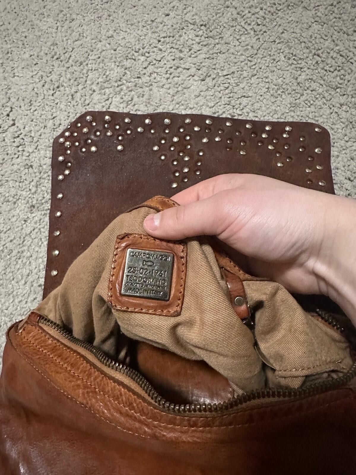 Campomaggi Leather handbag CAMPOMAGGI Brown Size ONE SIZE - 9 Thumbnail