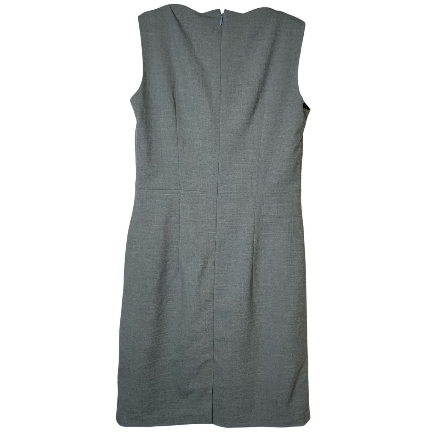 Unknown London Yaly Couture Gray Sleeveless Sheath Dress Womens Size M USED Size M / US 6-8 / IT 42-44 - 2 Thumbnail