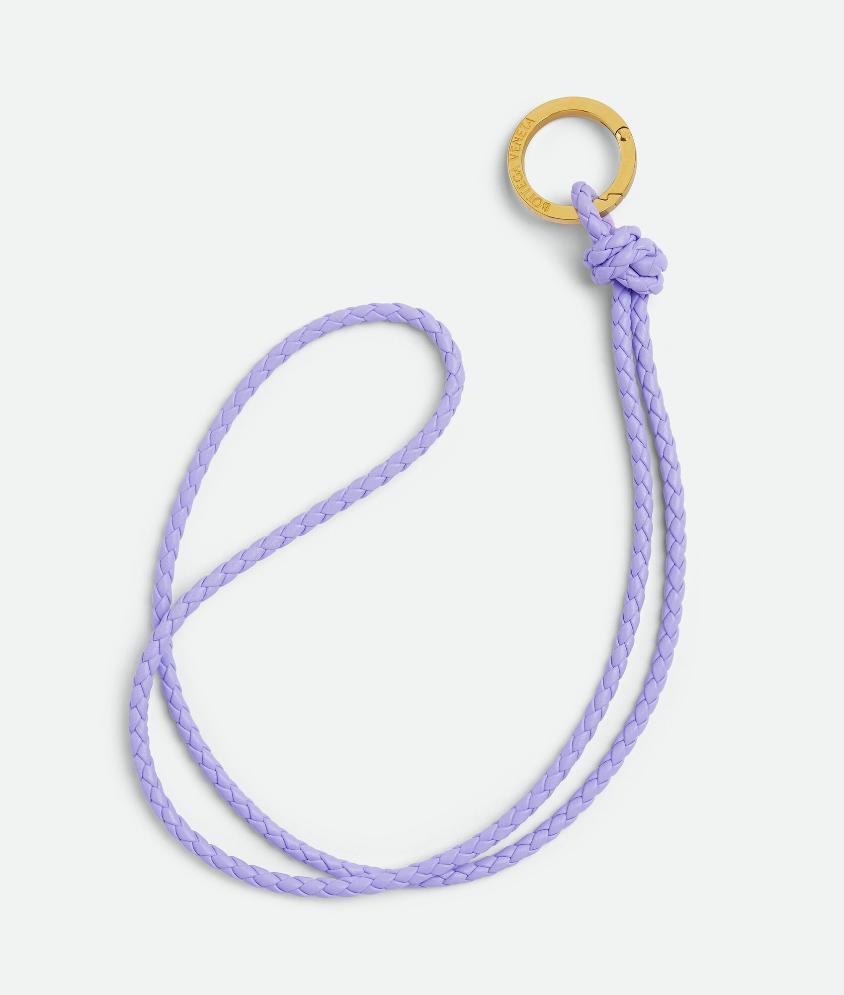 Bottega Veneta o1w1db10925 Size: OS / Intreccio Long Key Ring in Purple Size ONE SIZE - 1 Preview